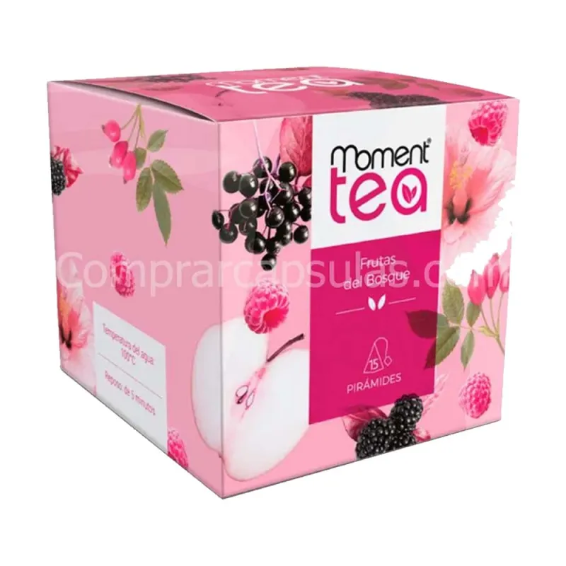 MOMENT TEA Infusión de Frutas del Bosque 15 Piramides MOMENT TEA Infusión de Frutas del Bosque 15 Piramides