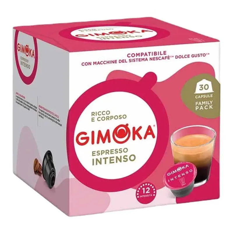 Gimoka Espresso Intenso compatibles Dolce Gusto® 30 Cápsulas Gimoka Espresso Intenso compatibles Dolce Gusto® 30 Cápsulas