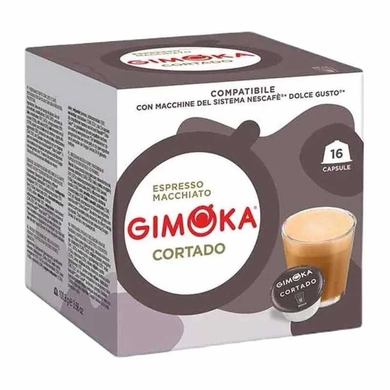 Gimoka Cortado compatibles Dolce Gusto® 16 Cápsulas Gimoka Cortado compatibles Dolce Gusto® 16 Cápsulas