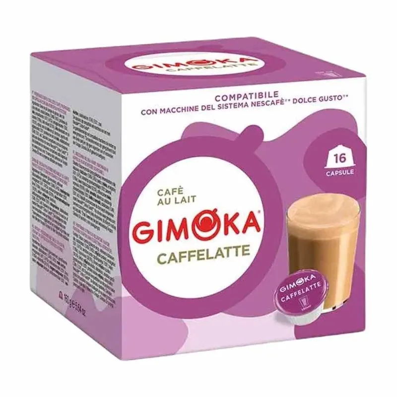 Gimoka Caffelatte compatibles Dolce Gusto® 16 Cápsulas Gimoka Caffelatte compatibles Dolce Gusto® 16 Cápsulas