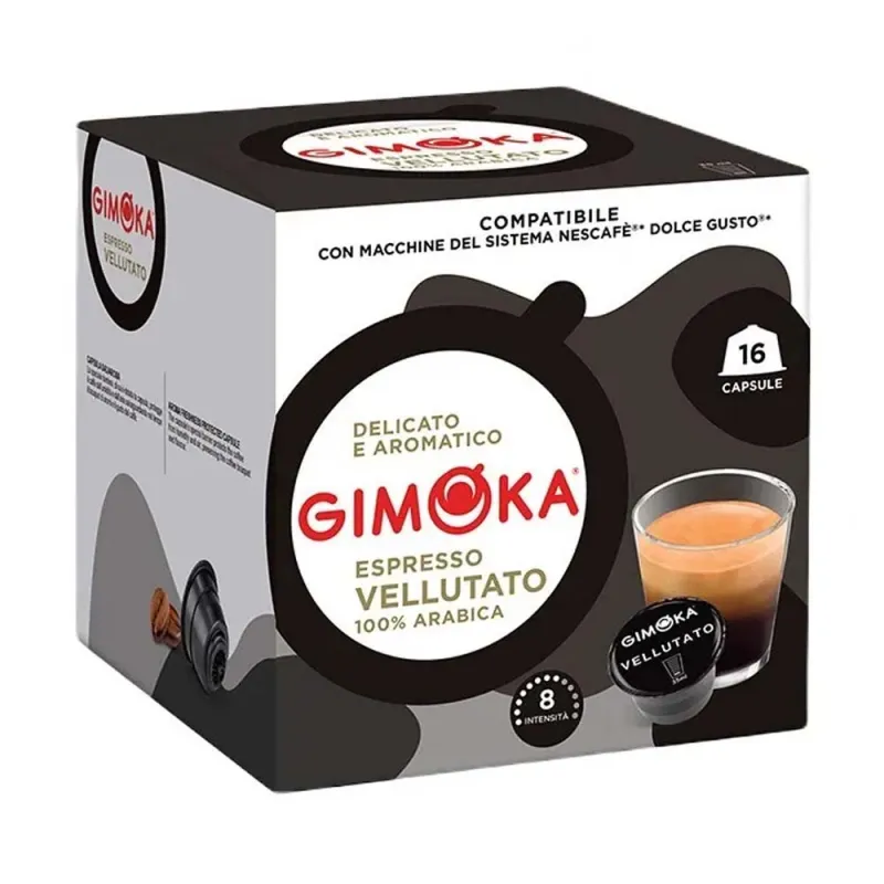 Gimoka Espresso Vellutato compatibles Dolce Gusto® 16 Cápsulas Gimoka Espresso Vellutato compatibles Dolce Gusto® 16 Cápsulas
