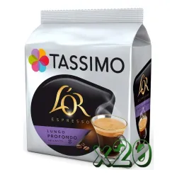 Lote 20 Tassimo L'OR Lungo Profondo