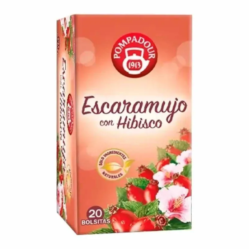 Escaramujo con Hibisco Pompadour 20 Escaramujo con Hibisco Pompadour 20