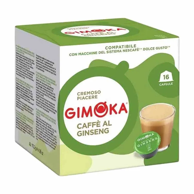 Gimoka Café al Ginseng compatibles Dolce Gusto® 16 Cápsulas Gimoka Café al Ginseng compatibles Dolce Gusto® 16 Cápsulas