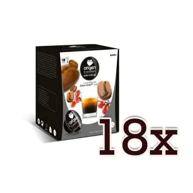 Pack 18 Origen Sensations Extra Intense 288 Cápsulas