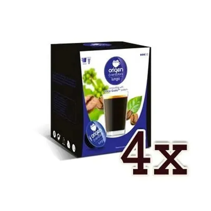 Pack 4 Origen Sensations Lungo 64 Cápsulas