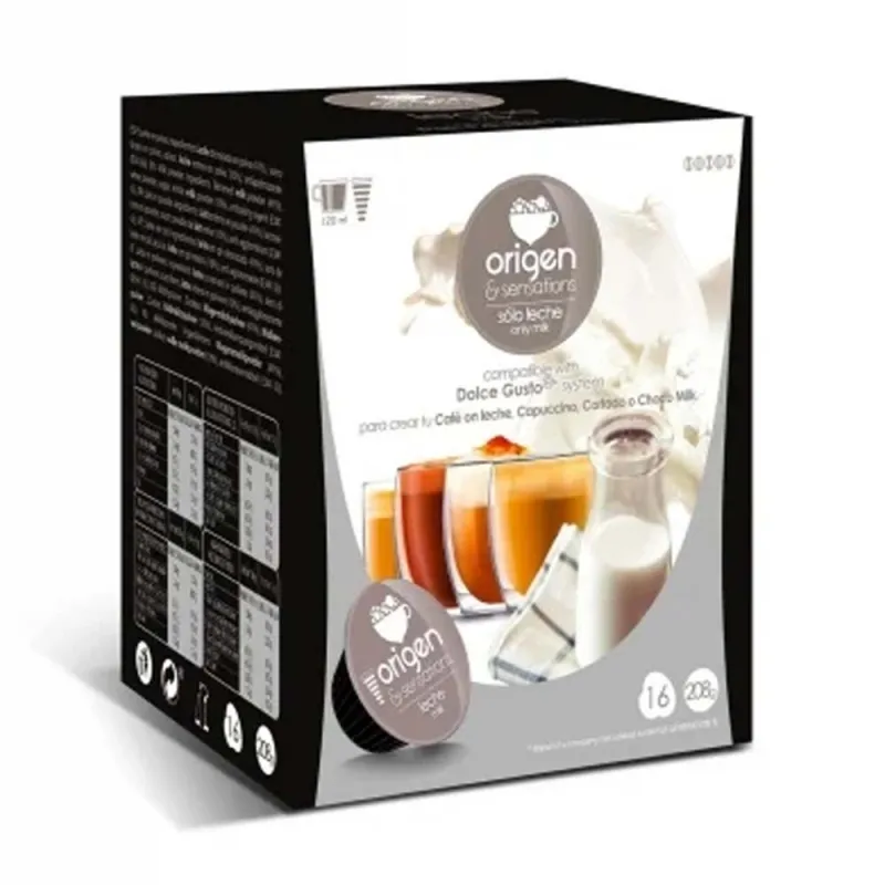 Origen Sensations Sólo Leche 16 Cápsulas C Origen Sensations Sólo Leche 16 Cápsulas C