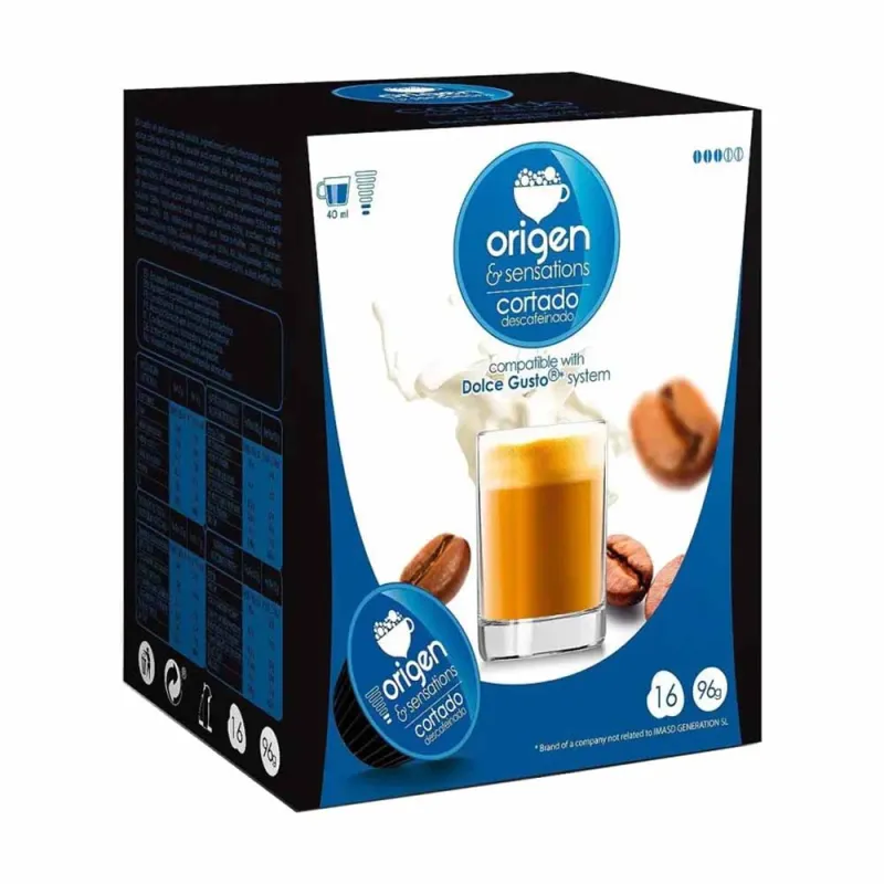 Origen Sensations Cortado Descafeinado 16 Bebidas Origen Sensations Cortado Descafeinado 16 Bebidas