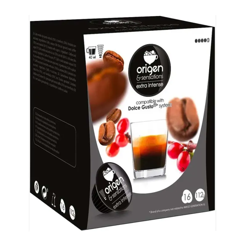 Origen Sensations Extra Intense 16 Cápsulas Origen Sensations Extra Intense 16 Cápsulas