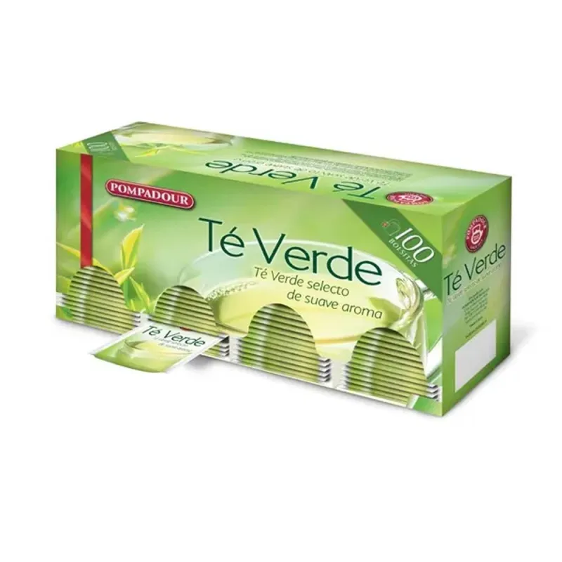 Té Verde Pompadour 100 bolsitas Té Verde Pompadour 100 bolsitas