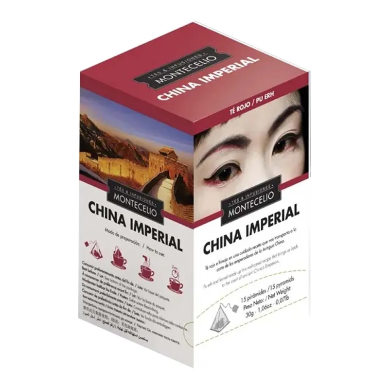 CHINA IMPERIAL Té Rojo 15 Piramides CHINA IMPERIAL Té Rojo 15 Piramides