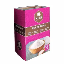 Azúcar blanco Ship 100 sobres de 5g | Ideal para café y té