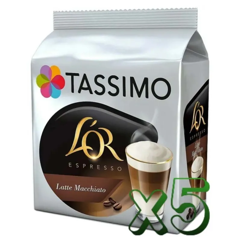 Lote 5 Tassimo L'OR Latte Macchiato Lote 5 Tassimo L'OR Latte Macchiato