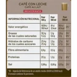 Café con Leche Descafeinado Dolce Gusto – Pack 48 Cápsulas Originales