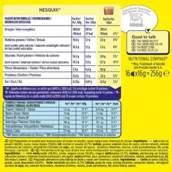 Valor energetico Nesquik Pack 48 cápsulas Dolce Gusto