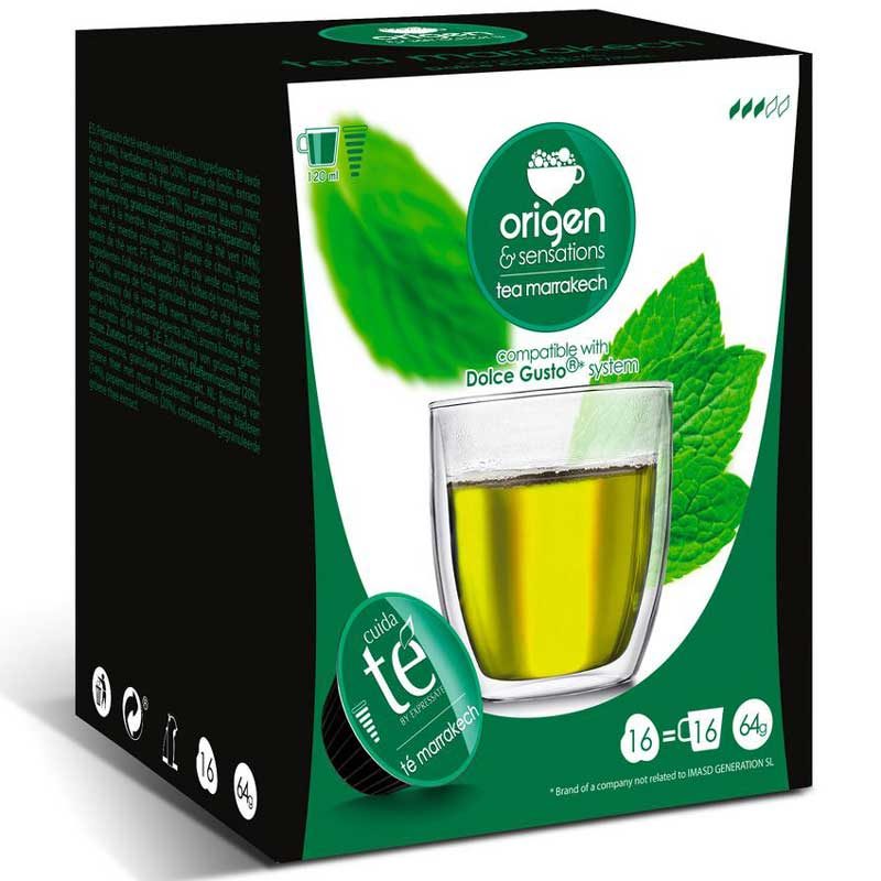 Té Marrakech  Origen & Sensations, compatibles Dolce Gusto