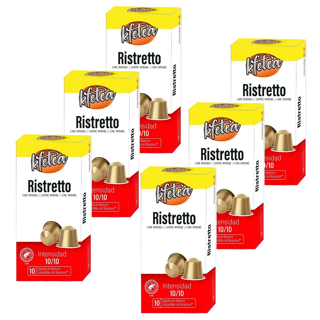 Kfetea Ristretto compatibles Nespresso 60 capsulas Kfetea