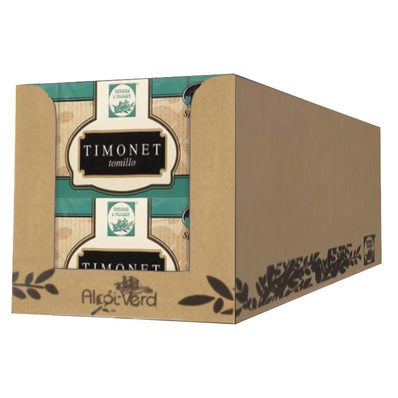 TIMONET, 8 cajas de 25 infusiones de tomillo Herbes l'Alcoia 8426614010082