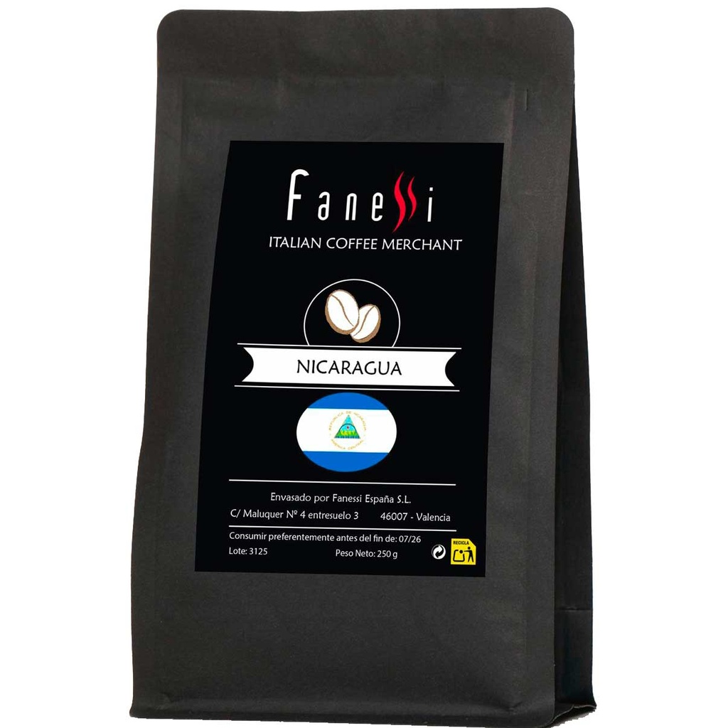  Ethiopia Sidamo Fanessi 250 gr café en grano Mono origen