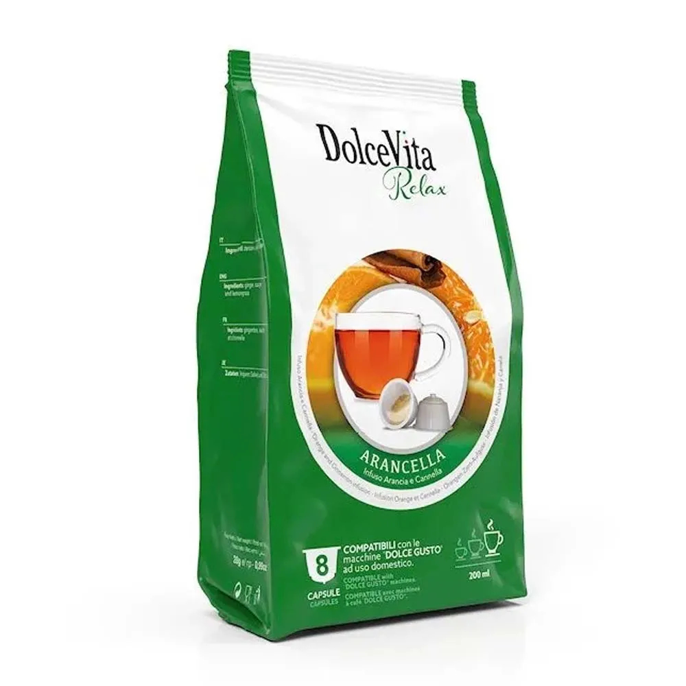 Dolce Vita Arencella compatible Dolce Gusto 8 cápsulas