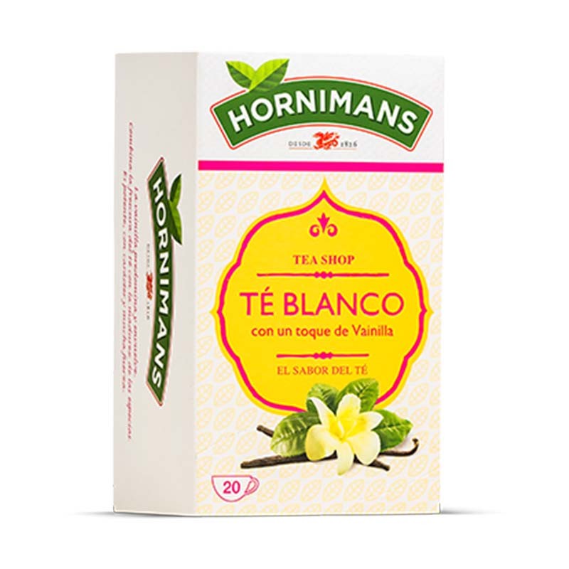 Té Blanco con un Toque de Vainilla 20 bolsitas | Hornimans