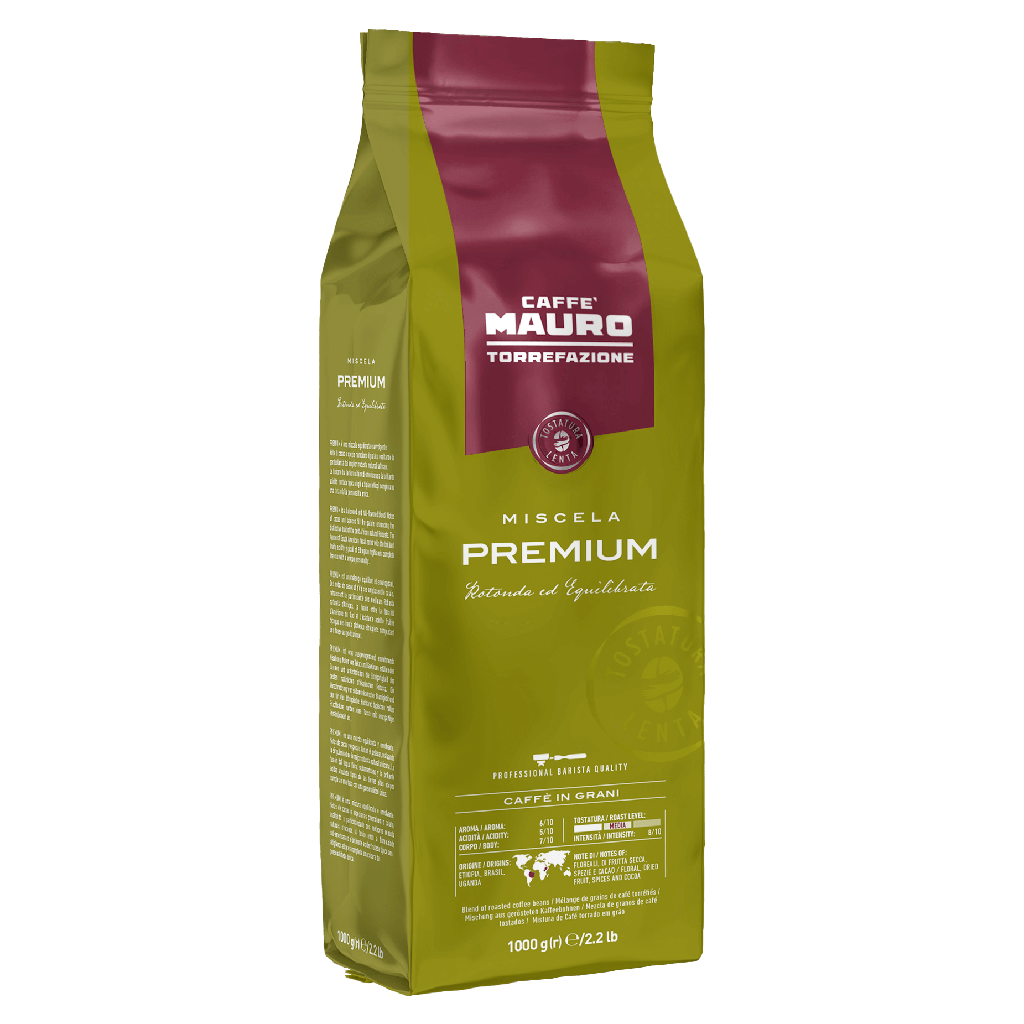 Mauro Premium 50% Arábica 1Kg Café en grano 