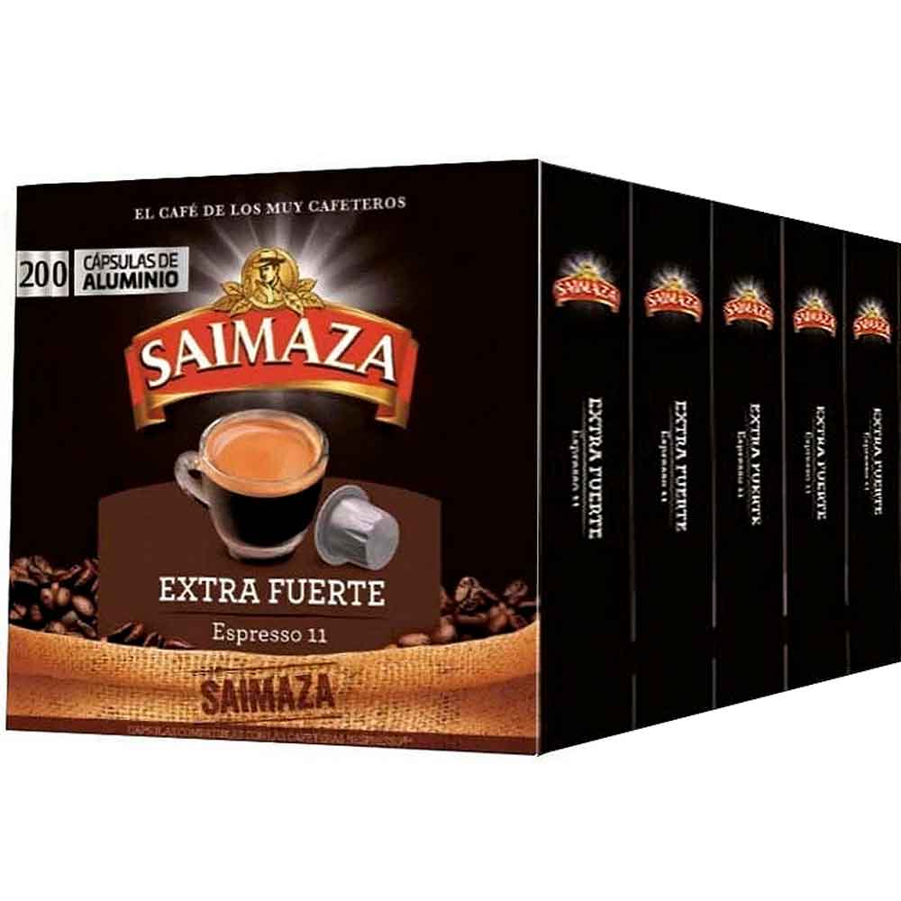 Extra strong saimaza 200 nespresso compatible capsules 8410091070578
