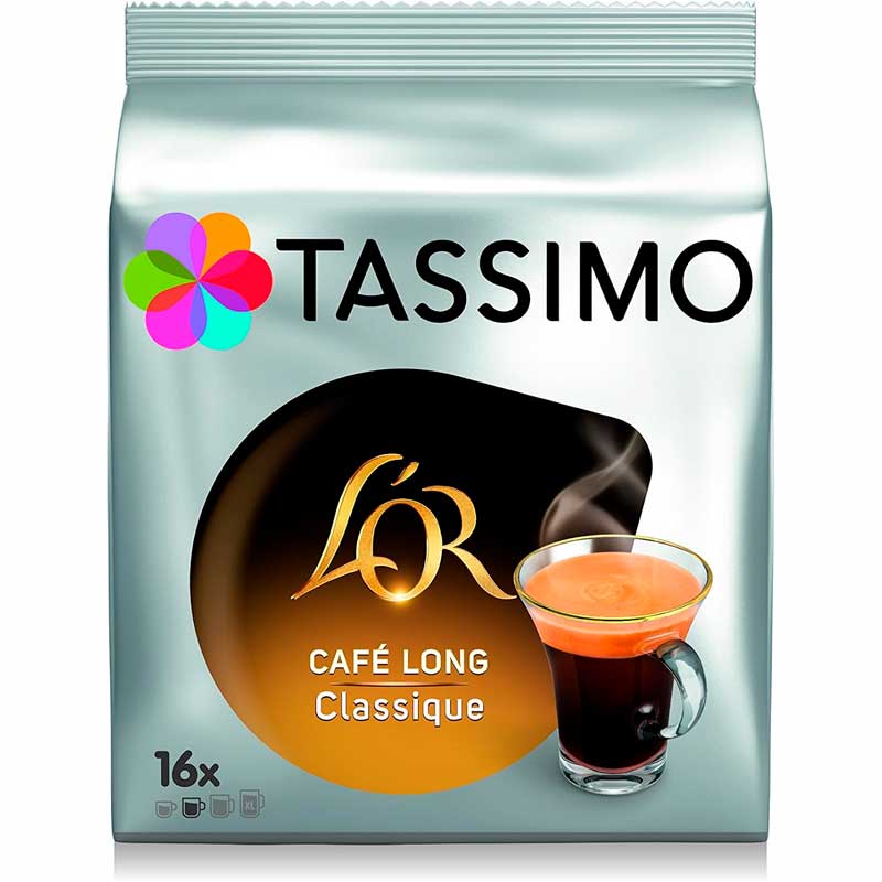 Tassimo Café Long Classique  16 Tazas