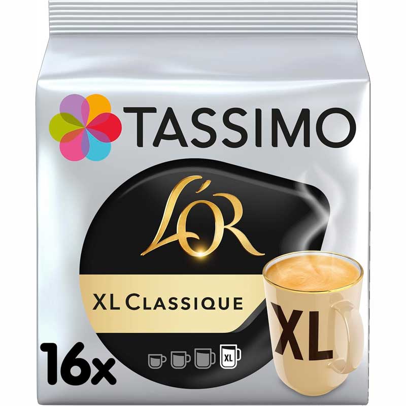 L'or XL Classique 16  cápsulas Tassimo  