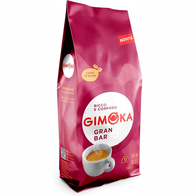 Café Grano Gran Bar  Gimoka 1Kg café Italiano 
