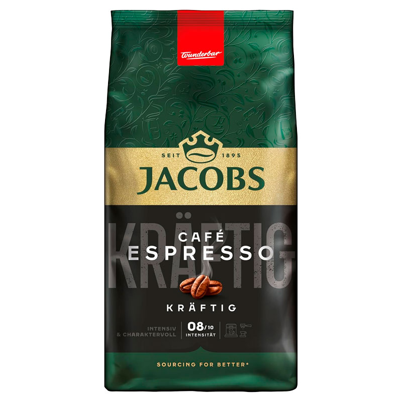  Espresso Kraftig Jacobs café en Grano 1kg