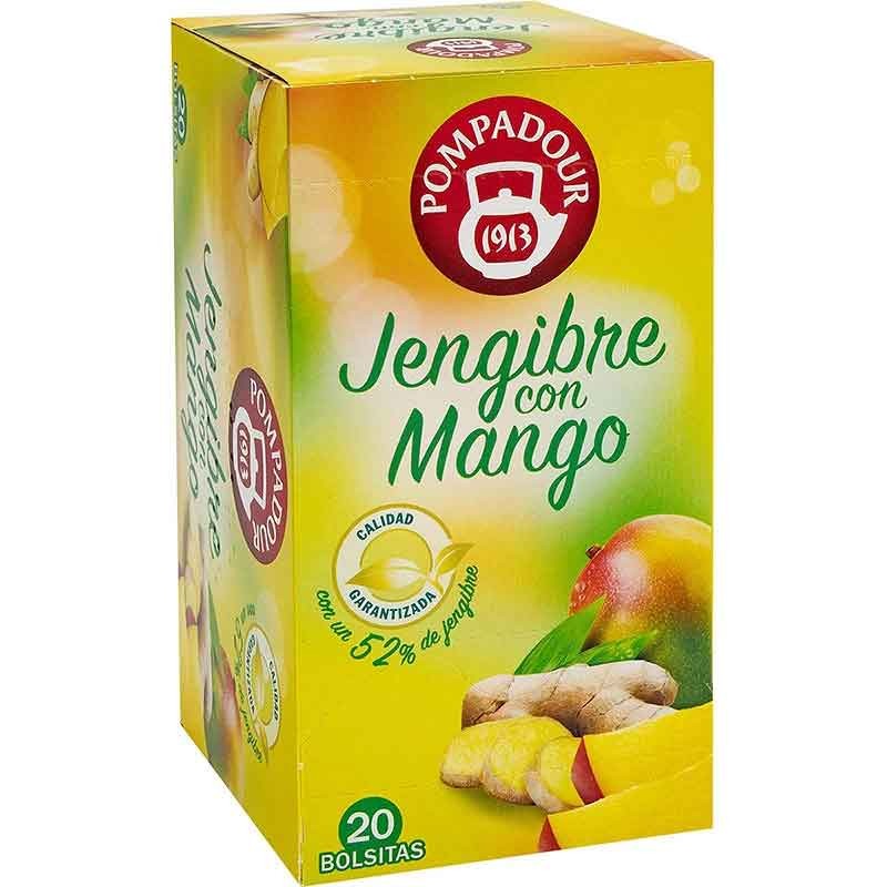 Jengibre con Mango 20 bolsitas Pompadour