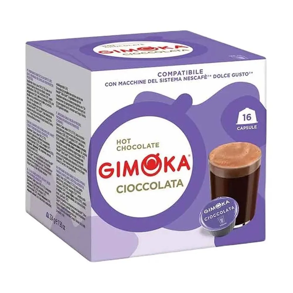 Chocolate Gimoka Dolce Gusto compatible 16 cápsulas