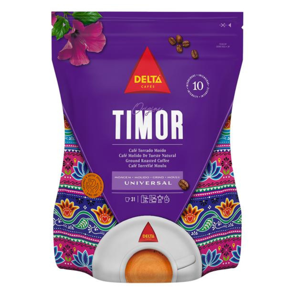 Café molido Timor 220g | Delta Cafés