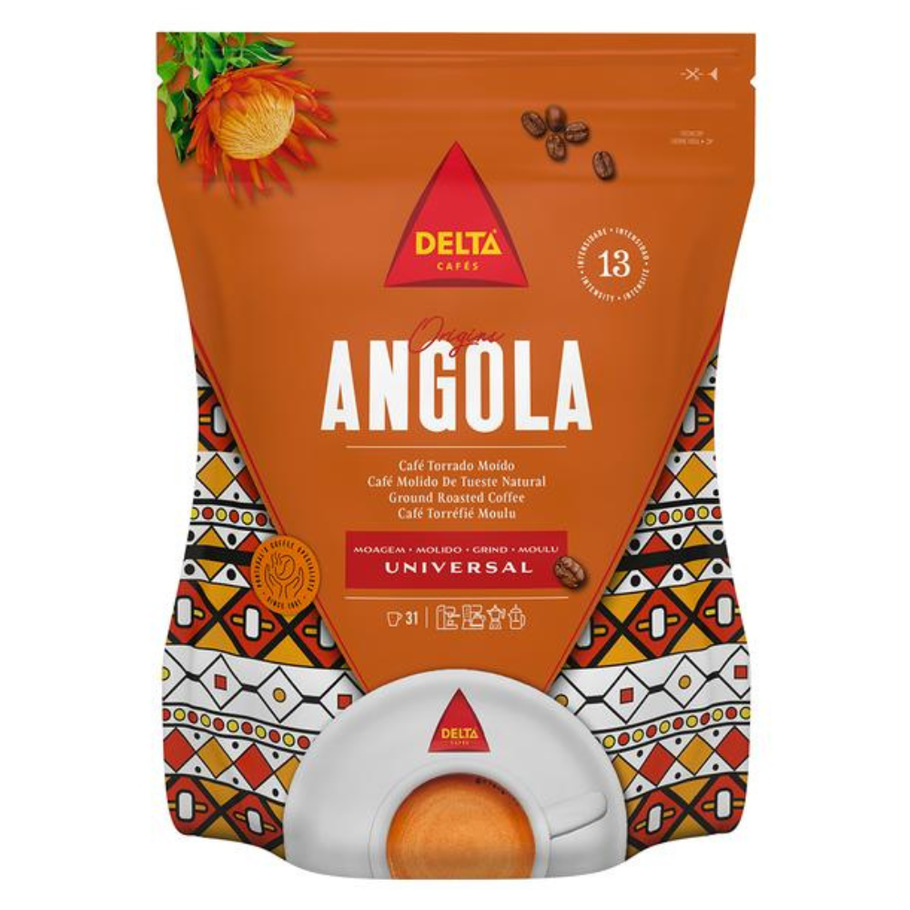 Café molido Angola. Delta Cafés 220g.
