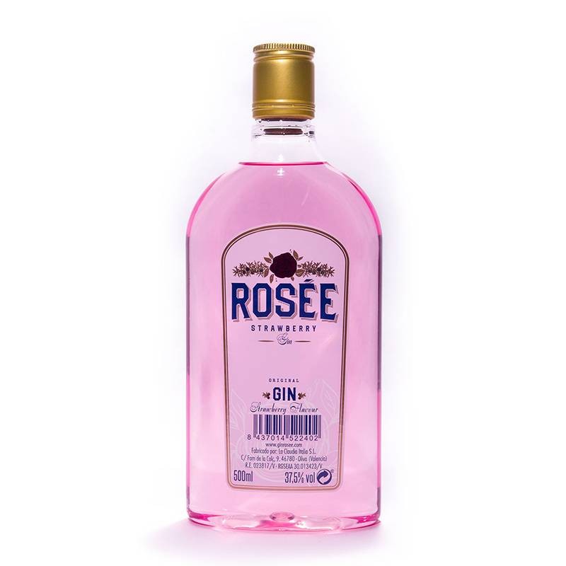 Gin Rosée Strawberry, botella  0,5l