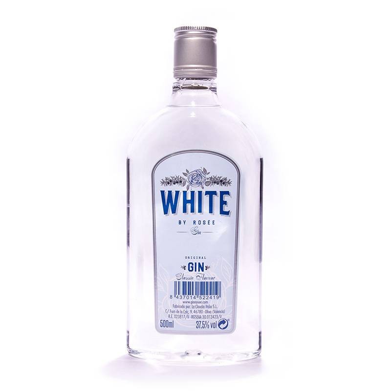 Gin Rosée White, botella plástico 0,5l