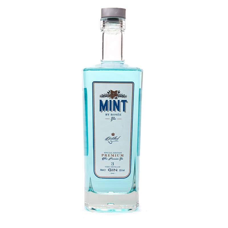 Gin Rosée Menta PREMIUM, botella  70cl