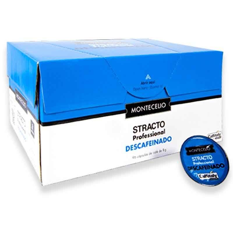 Stracto Profesional Descafeinado - 96 cápsulas de 8g  | Caffitaly Montecelio