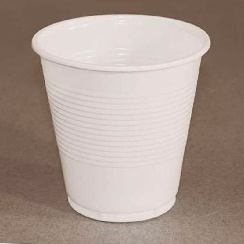 Vasos de plástico blanco - 100 unidades de 100 cc