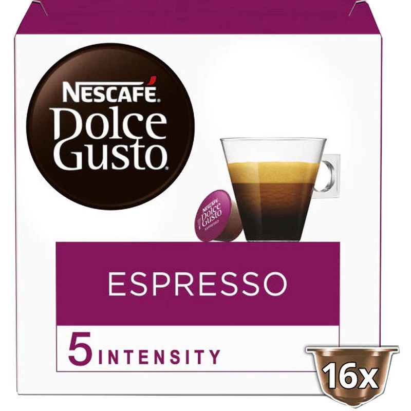 Café Espresso Dolce Gusto 16 cápsulas 7613037928532