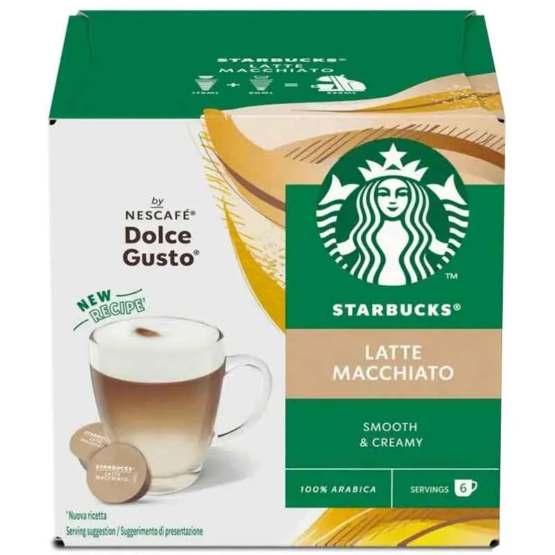 Latte Macchiato STARBUCKS compatibles para   Dolce Gusto