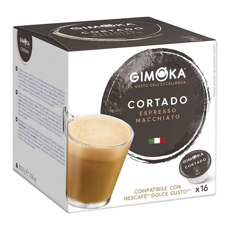 Cortado Gimoka  Dolce Gusto compatible 16 cápsulas