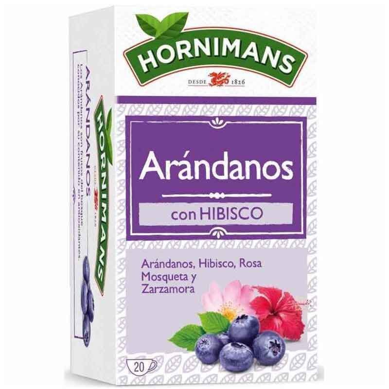 Infusión de arándanos con hibisco, rosa mosqueta y zarzamora 20 bolsitas