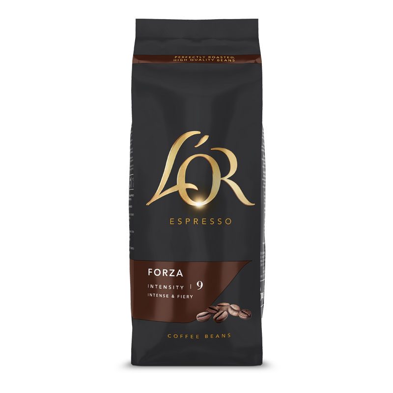 L'Or Forza. Café en grano tueste natural 500 gr. Intensidad 9