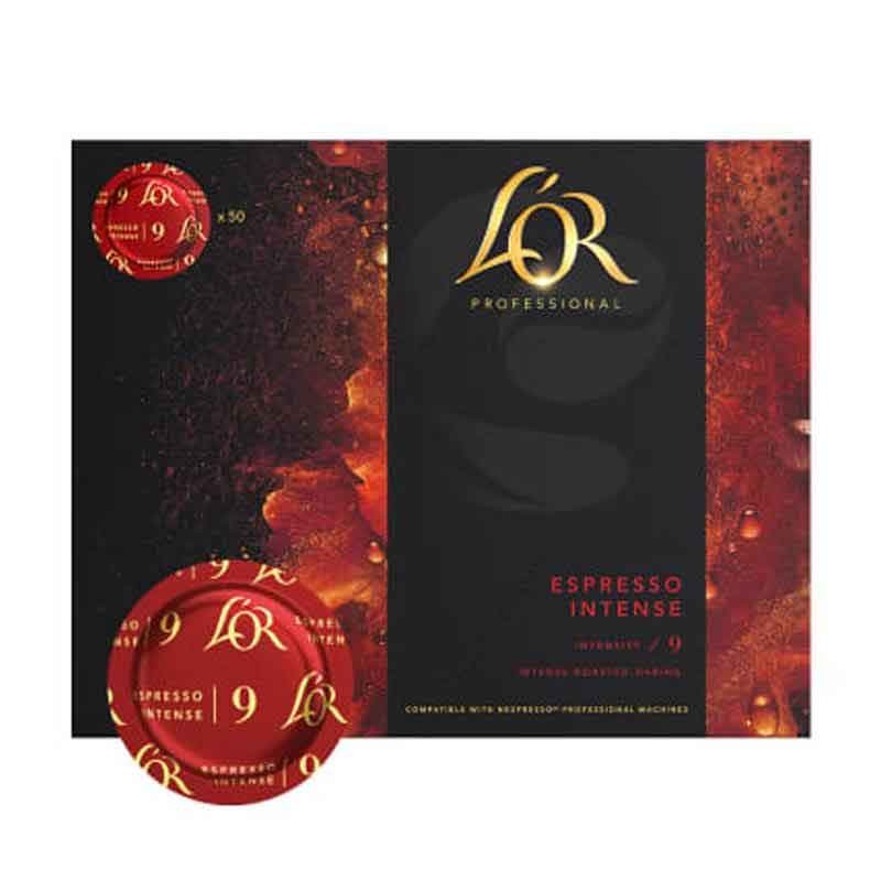 Espresso Intenso L'or 50 cápsulas para Nespresso Professional OK