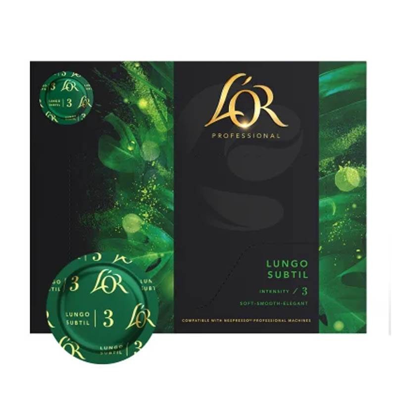 Lungo Subtil L'OR, Nespresso Pro 50 cápsulas.