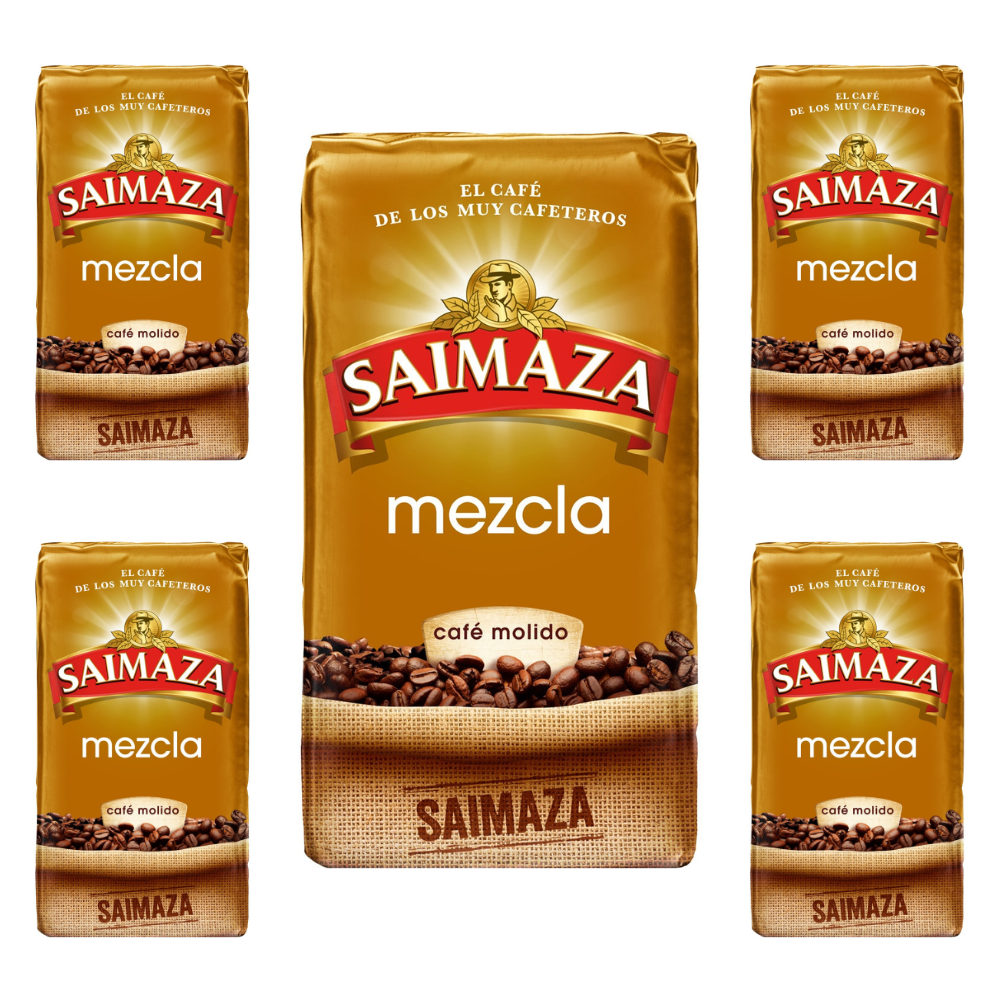 Pack de 5 Saimaza Mezcla Café Molido 250 gramos