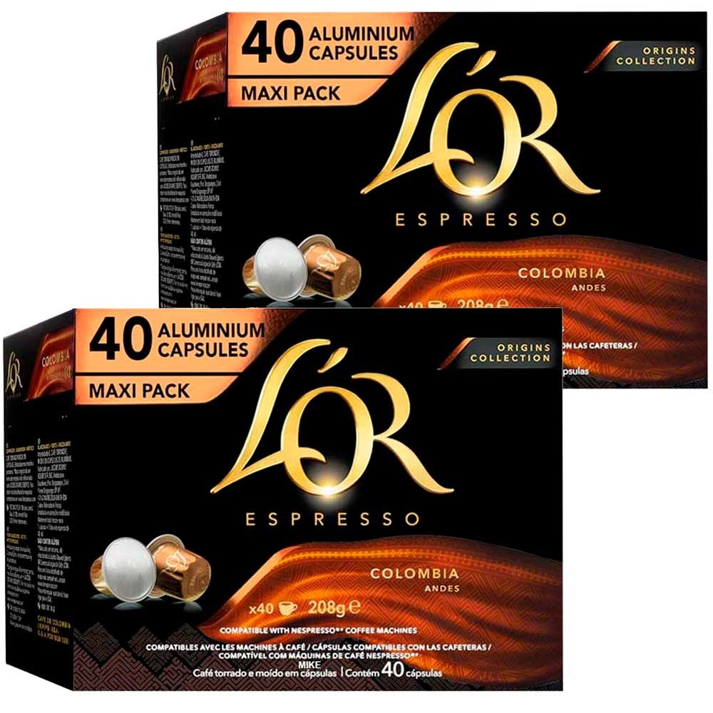 Colombia Andes LOR Origins Collection 80 Cápsulas  para Nespresso