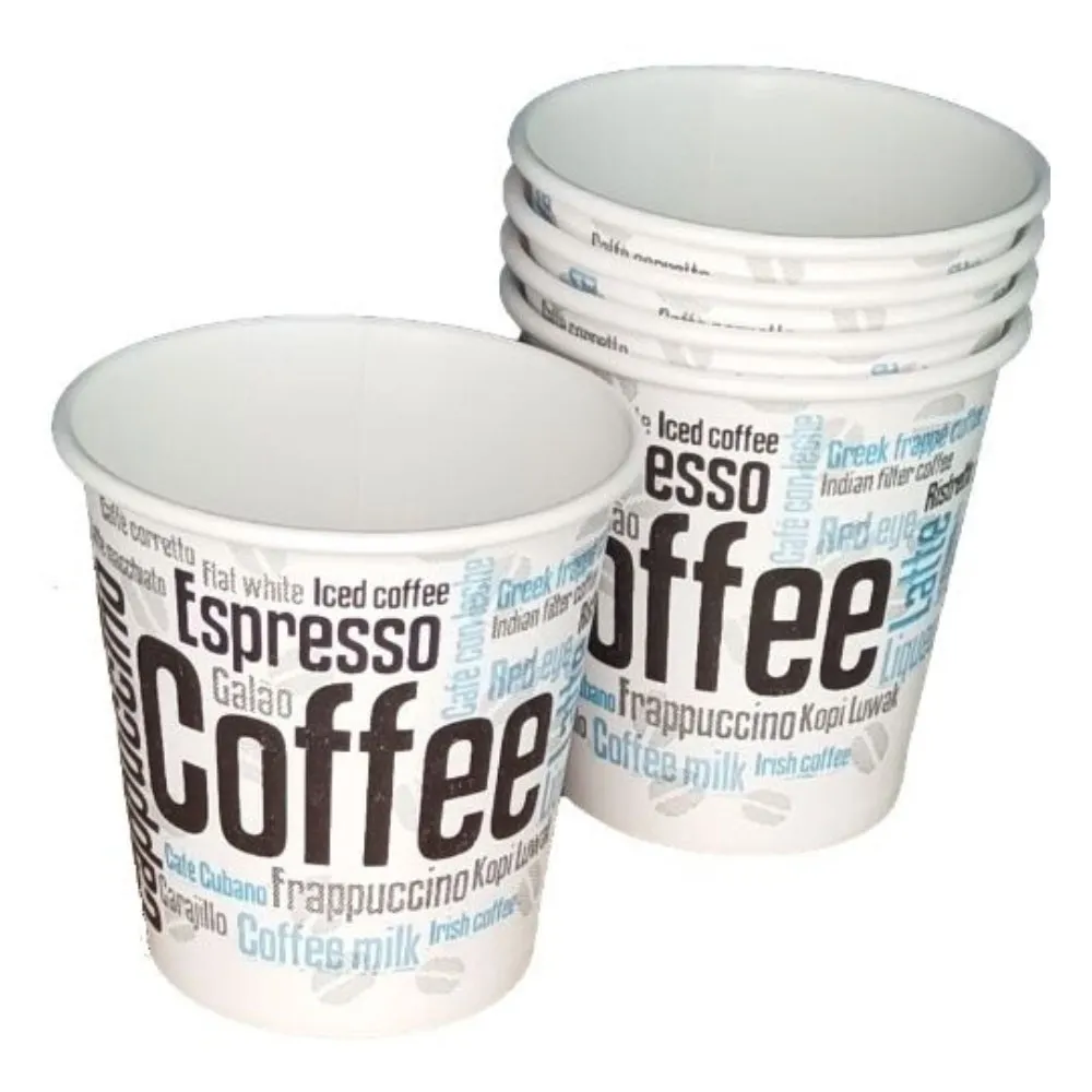 Vasos de Papel para Café Diseño Coffee 4 onzas 110ml 50 unidades